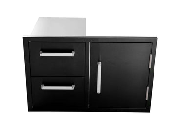 Titan Door Drawer - Satin Black - CBADC-B